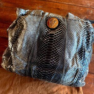 Gucci Hysteria Python Large Tote